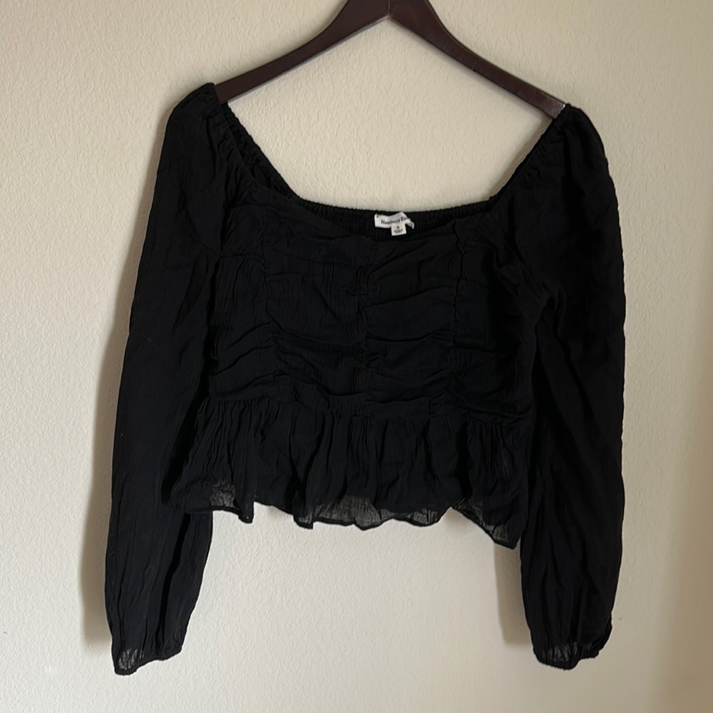 Black Off Shoulder Top